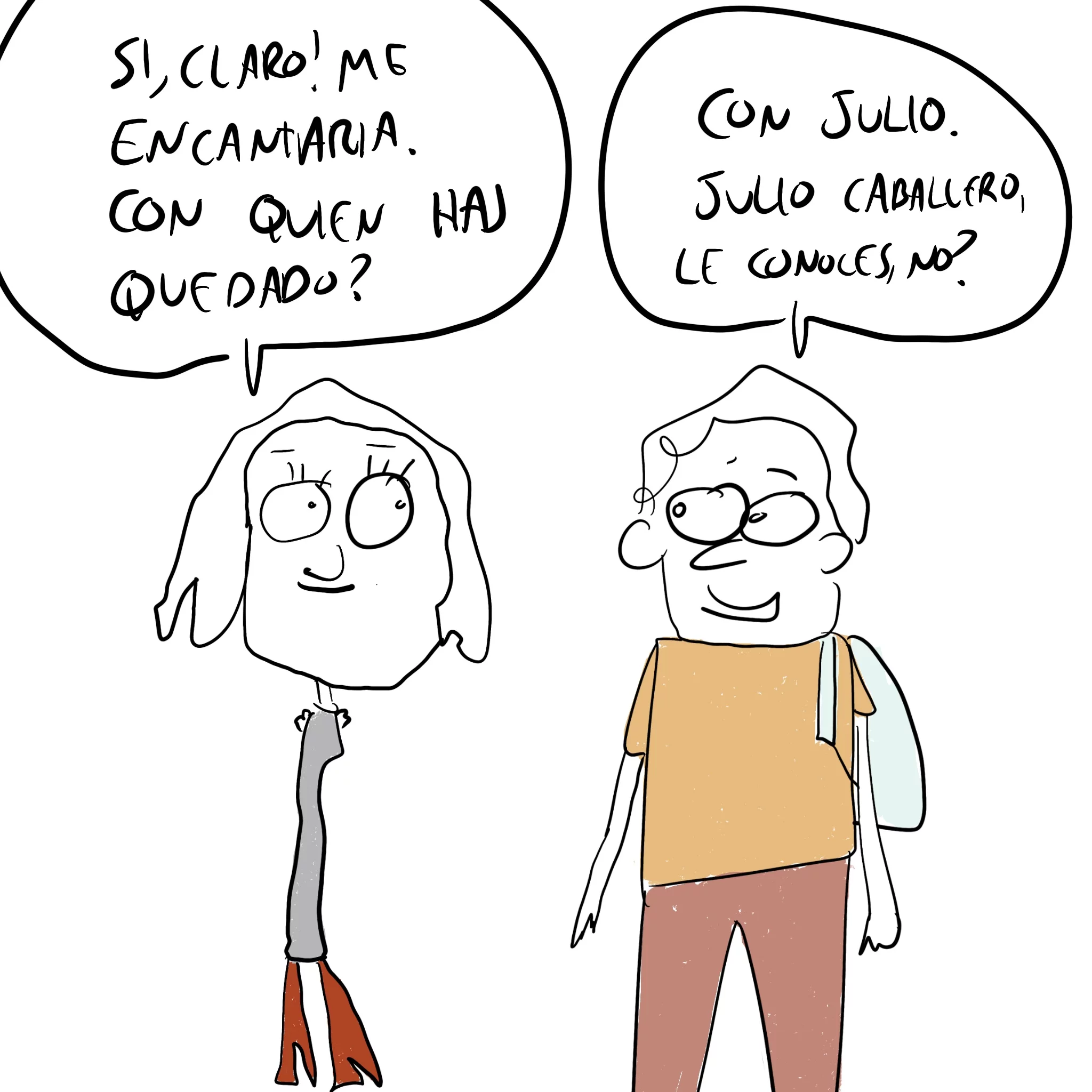 un saludo